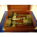 Set Of Three Ash Gavels in Paduak Wood Presentation Box