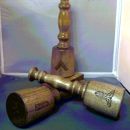 Upright Gavel and Sounding Block Set of Three 12