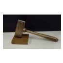 Wedge Gavel and Sounding Block